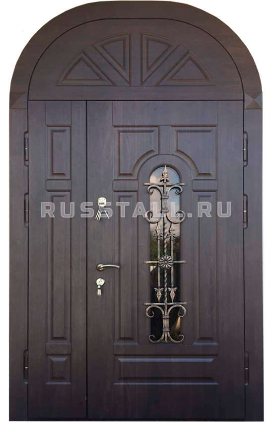 Премиумная входная дверь со стеклом RS140