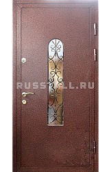 Металлическая входная дверь с ковкой RS43 - Изображение
